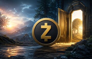 Zcashの供給検証とIronwoodアップグレードを象徴するコインと光るゲートのイメージ