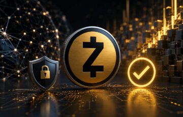 Zcashのセキュリティ修正とネットワークアップグレードを表現した仮想通貨イメージ