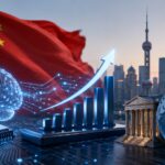 中国のAI企業DeepSeekのIPO準備と資金調達を表現したイメージ