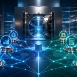DTCCによる証券トークン化試験を表現した、金融機関とデジタル資産を結ぶブロックチェーンネットワーク