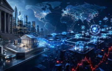 トークン化された金融インフラとグローバル決済ネットワークを表現したイメージ