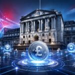 イングランド銀行と英ポンド建てデジタル通貨のイノベーションを表現したイメージ