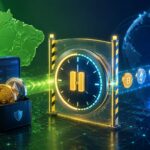 ブラジルの仮想通貨送金に最大24時間の保留措置が導入されることを表現したイメージ