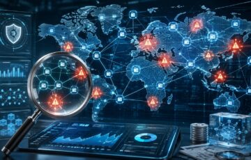 Chainalysisのオペレーション・ライトハウスによる世界規模の仮想通貨調査を表現したイメージ