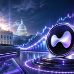 米国市場への進出期待を背景に上昇するHyperliquidのHYPEをイメージしたビジュアル