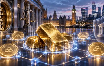 英国FCAが検討するトークン化された金の規制と、ロンドン金融市場を表現したアイキャッチ画像