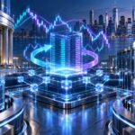 Hyperliquid上のオンチェーン無期限先物取引と米国の規制金融インフラを表現したイメージ