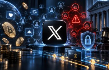 Xのクリエイター報酬を巡る不正エンゲージメントとビットコイン関連アカウントへの訴訟を表現したイメージ