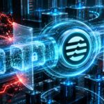 Aptosの暗号化MempoolによるMEV攻撃対策を表現した、暗号化された取引データと防御シールド