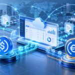SAPの企業向け決済システムとUSDC・EURCを接続するステーブルコイン決済ネットワークのイメージ