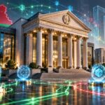 ベラルーシで初の仮想通貨銀行2行が登録され、新たな規制制度の下で銀行と仮想通貨サービスの統合が進むイメージ