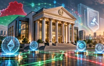 ベラルーシで初の仮想通貨銀行2行が登録され、新たな規制制度の下で銀行と仮想通貨サービスの統合が進むイメージ