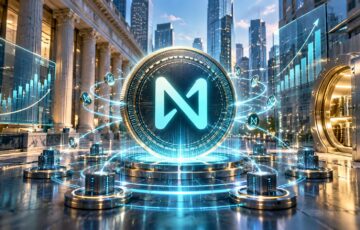 Bitwiseが米国初のスポットNEAR ETFを上場し、ステーキング報酬をファンド価値に反映する仕組みを表現したイメージ