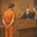 アレックス・マシンスキー氏の詐欺裁判を描いたイラスト風の法廷シーン