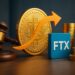 FTXの裁判所承認による19億ドル返済開始を象徴する3Dイラスト。法廷を示すガベルとビットコイン、資金の流れを表現。