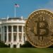 ホワイトハウスと仮想通貨政策に関連するイメージ