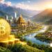 ブータンが国家ビットコイン準備金を活用しゲレフ・マインドフルネス・シティ開発に投資するイメージ