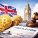 英国FCAによる仮想通貨規制とライセンス制度を象徴するイメージ