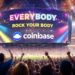 スーパーボウルで放映されたコインベースのカラオケ風広告をイメージしたビジュアル