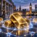 英国FCAが検討するトークン化された金の規制と、ロンドン金融市場を表現したアイキャッチ画像